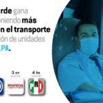 El Partido Verde gana ranking proponiendo más seguridad en el transporte de Huauchinango