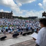 AMLO encabezó mañanera en Puebla