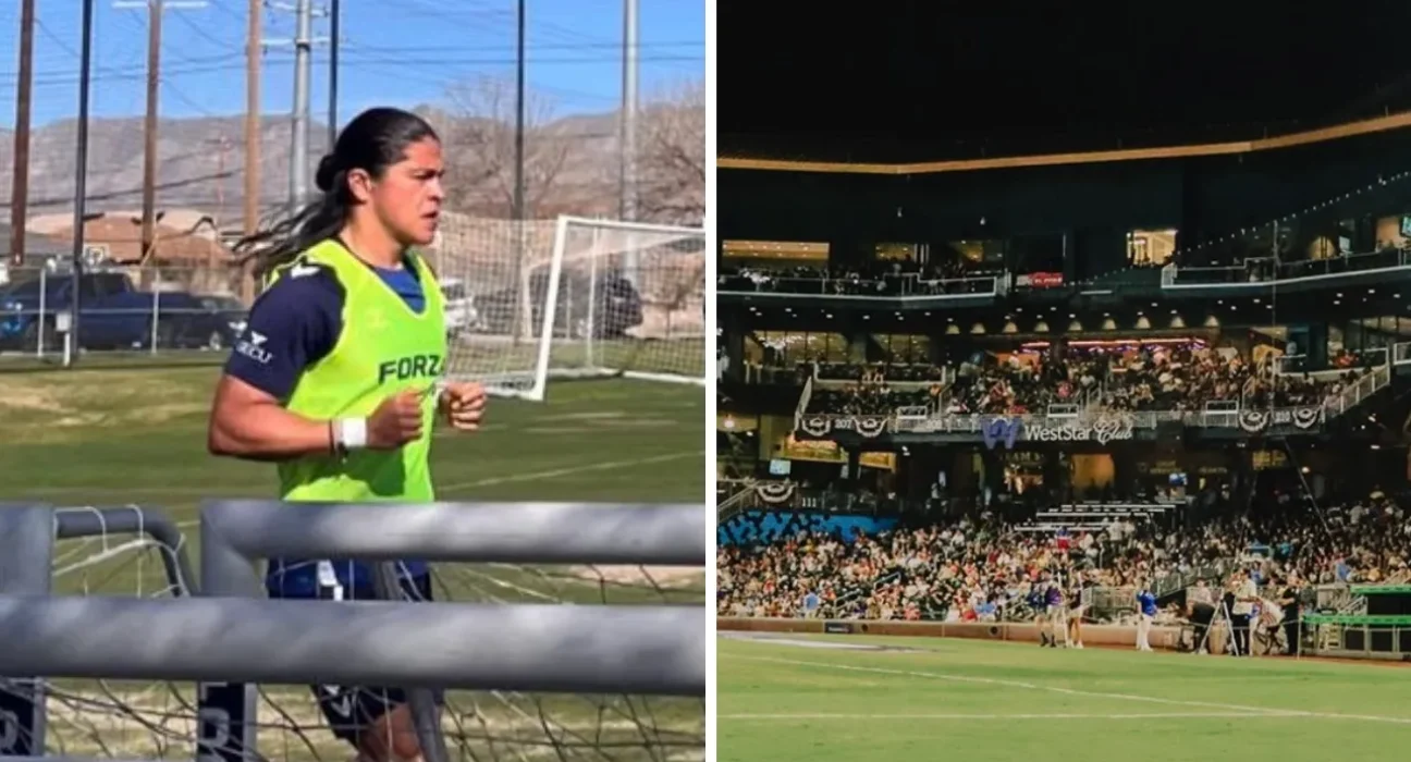 El actor Cristo Fernández se prepara con el El Paso Locomotive en busca de un contrato profesional